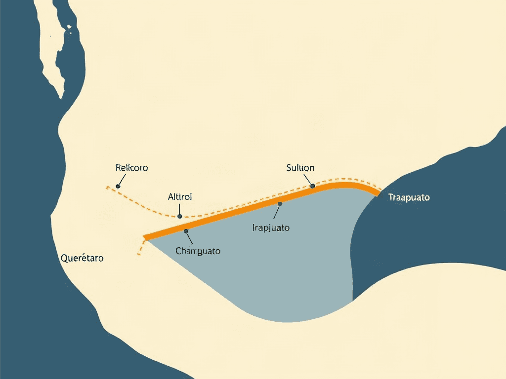 El tren Querétaro-Irapuato llega a 12% de avance, con 85% del derecho de vía ya liberado (imagen adicional)