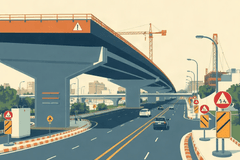 Seguridad Vial y Obras Públicas detallan a maquiladoras las rutas alternas por el puente de Juan Pablo II y Valle del Sol