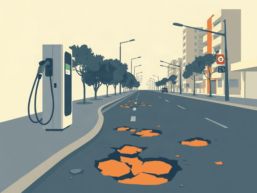 Autos eléctricos no resuelven el tráfico y aceleran el deterioro del pavimento en Guanajuato, advierte Movilidad estatal