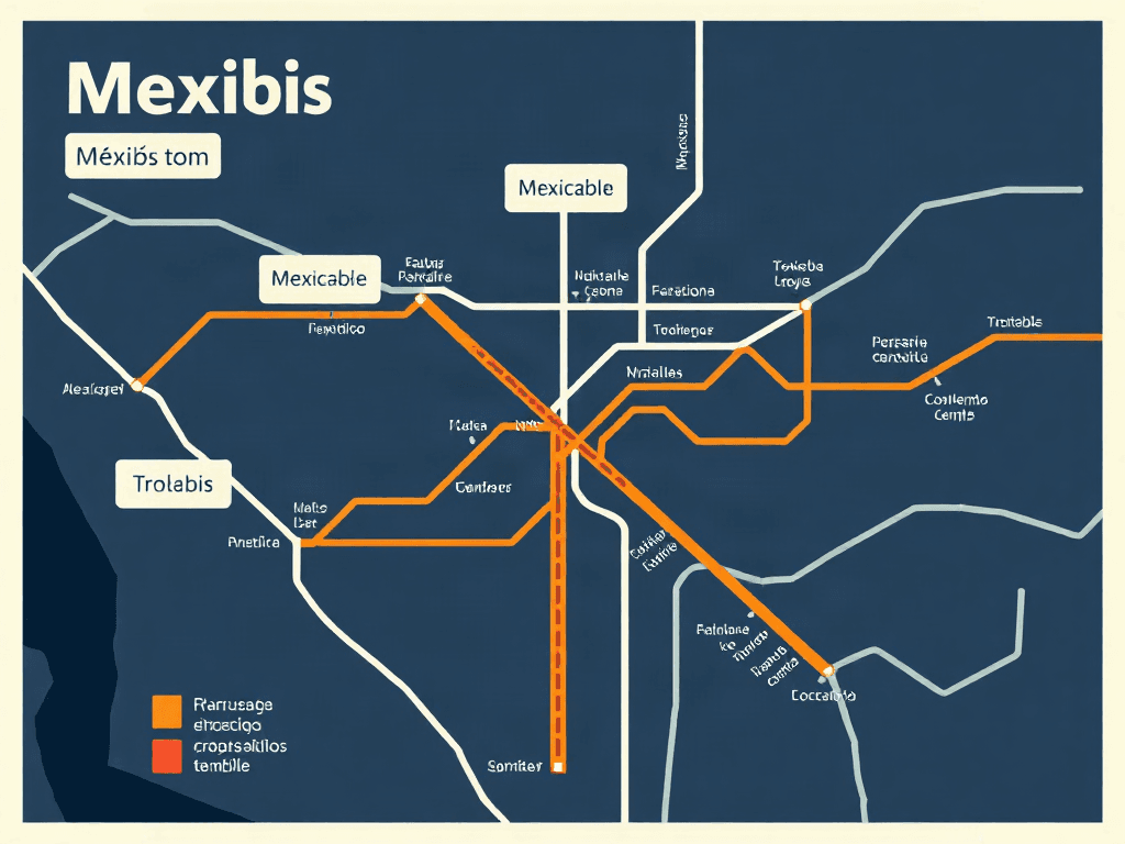 El Edomex lanza un mapa único para consultar rutas de Mexibús, Mexicable, Trolebús y corredores