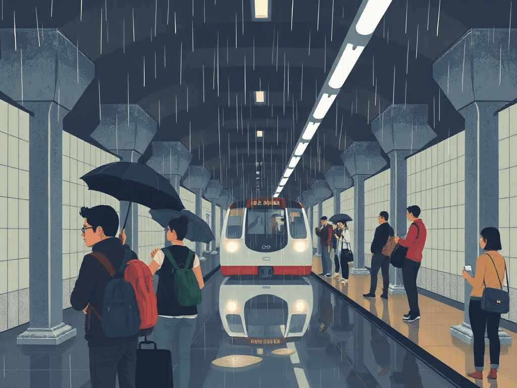 Lluvias obligan a marcha de seguridad en al menos seis líneas del Metro CDMX (imagen adicional)
