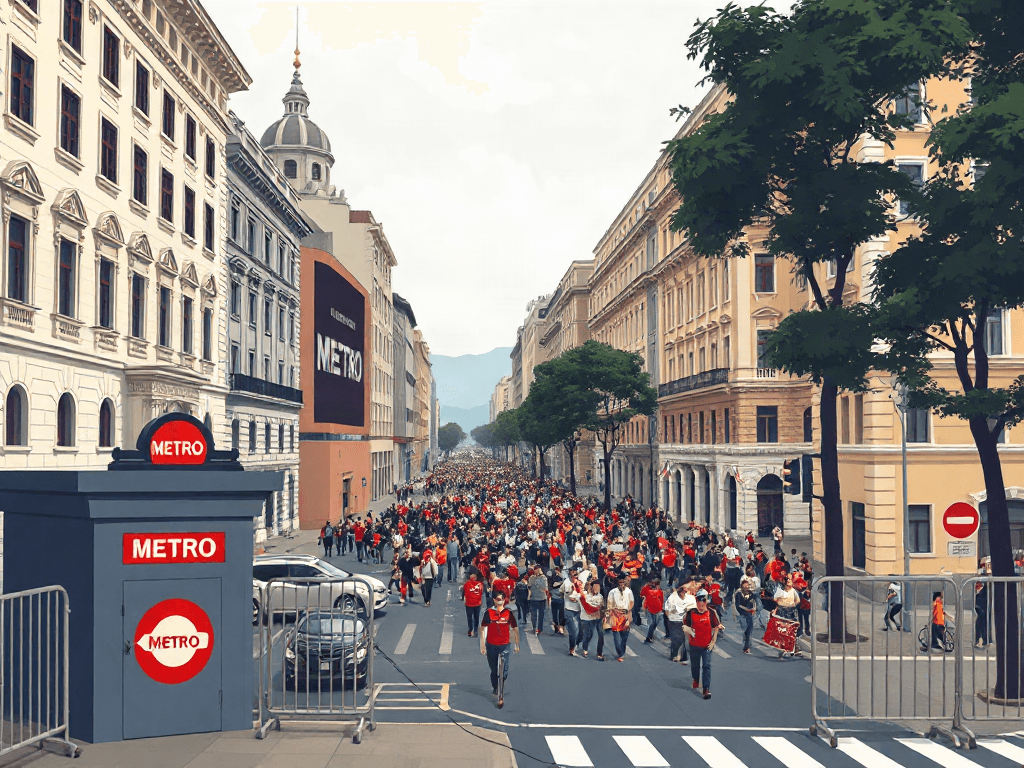 Metro y Metrobús reabren estaciones del Centro Histórico tras la marcha del 2 de octubre (imagen adicional)