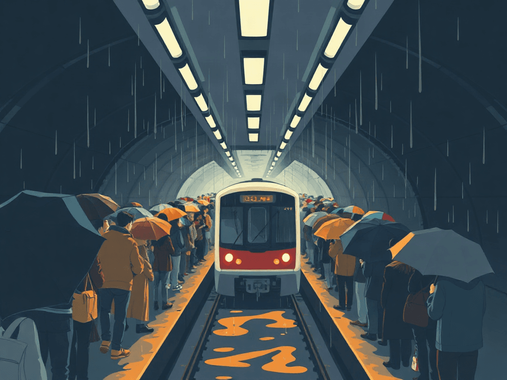 El Metro CDMX acumula 12 días de marcha de seguridad por lluvia en octubre; este martes afecta ocho líneas (imagen adicional)