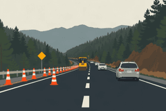 Arranca SICT fresado y nueva carpeta en la México-Toluca del km 24 al 29, con un carril por sentido