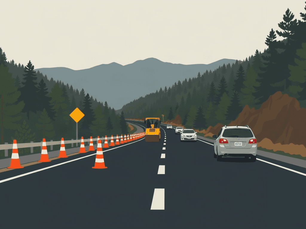Arranca SICT fresado y nueva carpeta en la México-Toluca del km 24 al 29, con un carril por sentido